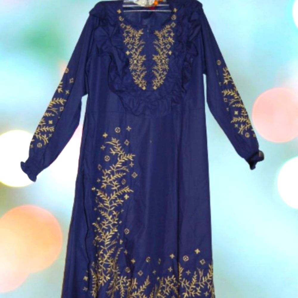 💝NEW💝 Beautiful woman dress long sleeve with floral knit & Matching FACE MASK